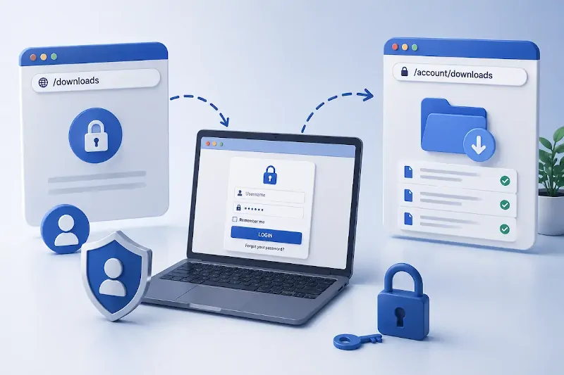 Geschützte Joomla-Seiten nach dem Login automatisch öffnen