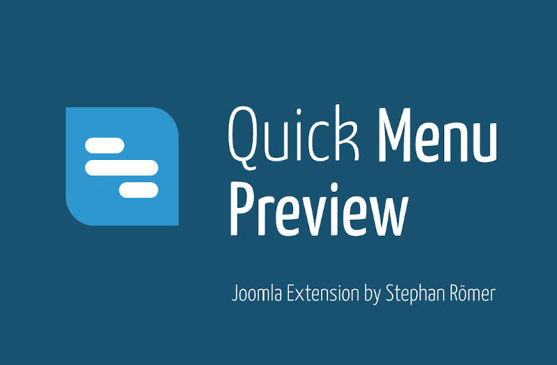 Quick Menu Preview