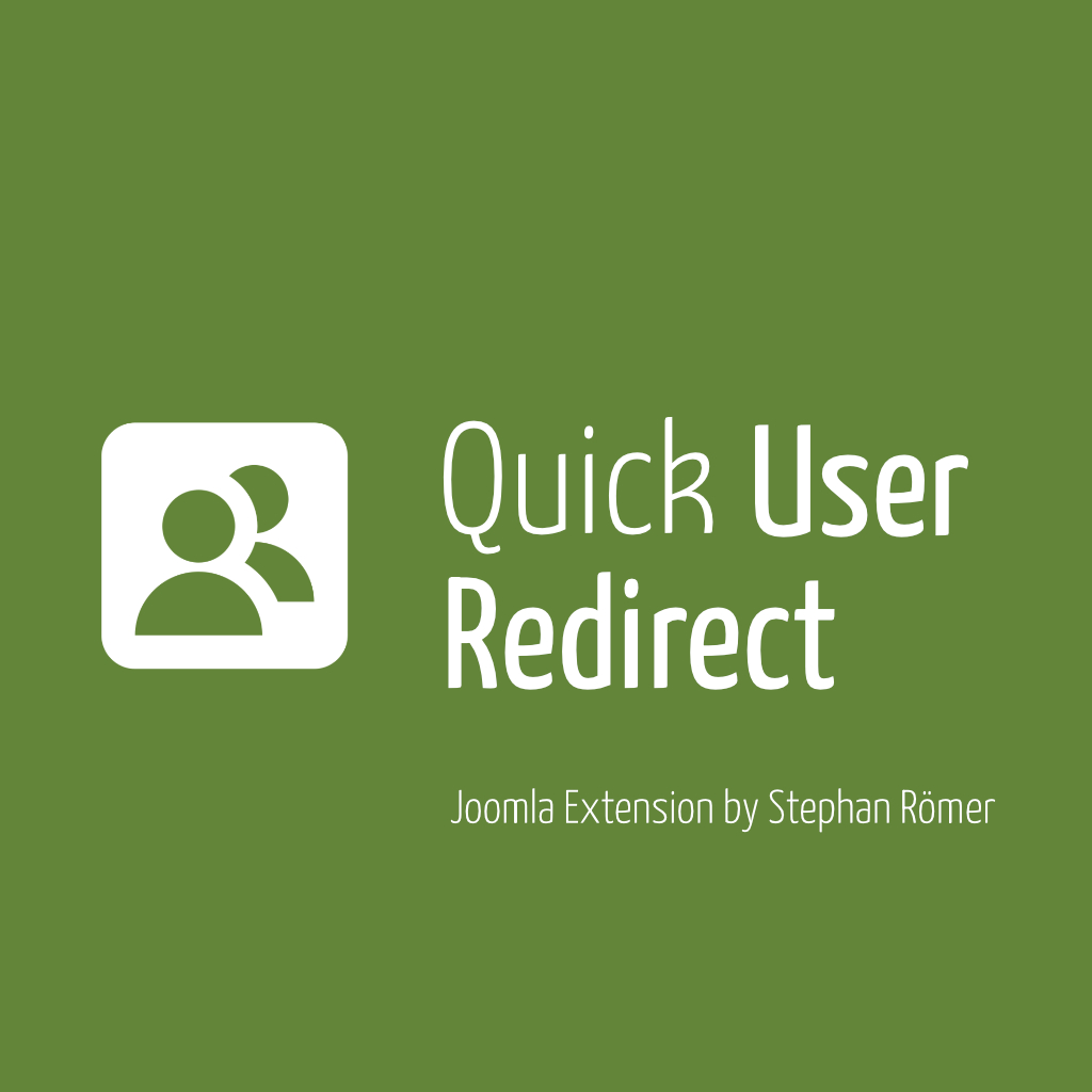Quick User Redirect für Joomla